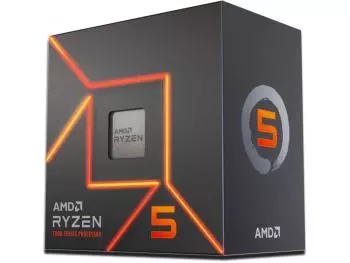 Hardstore Processador AMD Ryzen 5 7600 Six-Core 3.8GHz (5.1GHz Max Boost, AM5, 38MB Cache, AMD Radeon Graphics) 65W image
