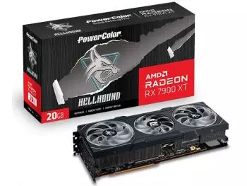Placa de Vídeo PowerColor Radeon RX 7900 XT Hellhound 20GB GDDR6 320-bit PCI-E 4.0 x16