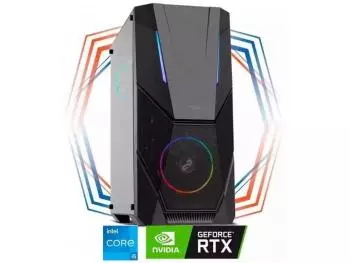PC Gamer Nox Inifinity II Light Intel Edition (Intel Core i5-13400F Six-Core, 8GB DDR4-2666, Intel H610, 500GB SSD NVMe, Geforce RTX 3060Ti 8GB, 600W 80 PLUS)