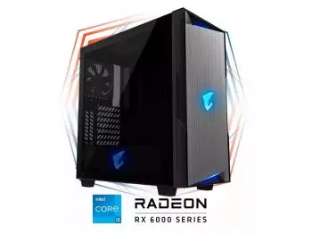 PC Gamer Bullet IV Light Intel Edition (Intel Core i5-13400F, 8GB DDR4-2666, Intel H610, 500GB SSD NVMe, AMD Radeon RX 6600 XT 8GB, 650W 80 PLUS)