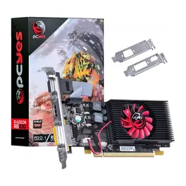 Placa de Vídeo PCYes AMD Radeon R5 230 2GB DDR3 Low Profile 64-bit PCI Express 2.0 x16