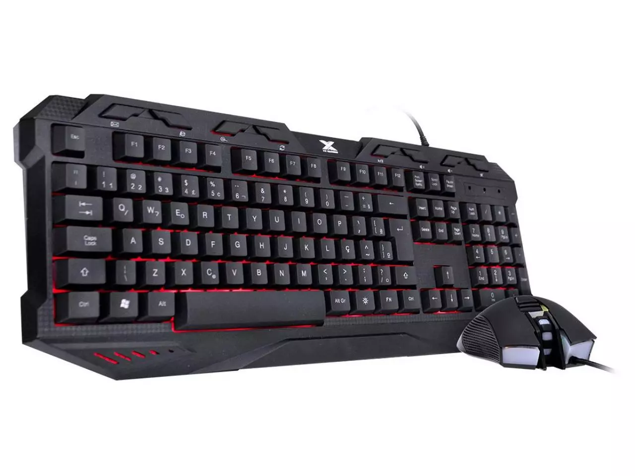 Kit Teclado e Mouse Vinik Combo VX Gaming Kraken VGC-02 USB