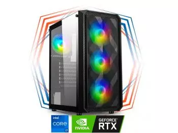 PC Gamer Elektra Professional - i7 Edition (Intel Core i7-13700F, 32GB (2x16GB) DDR4-3200, 1TB NVMe SSD, GeForce RTX 4070 12GB) + Water Cooler 240MM