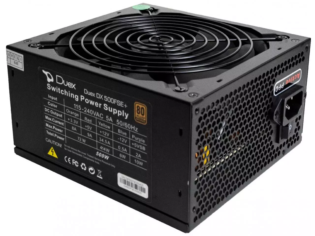 Fonte Alimentação Para Pc Atx Gamemax 500w Gm500 Pfc 80 Plus - R$ 230,3