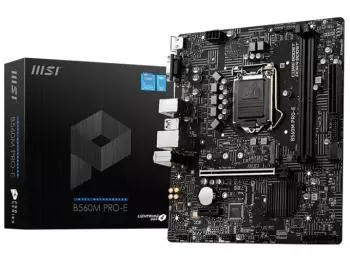 Placa Mãe MSI B560M PRO-E (Intel B560/LGA 1200/M.2)