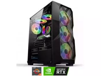 PC Gamer Firestorm 3X RGB III - AMD Robsut Edition (AMD Ryzen 5 7600X, 16GB DDR5-5200, 2TB SSD NVMe, GeForce RTX 4060Ti 8GB) + Water Cooler 240MM
