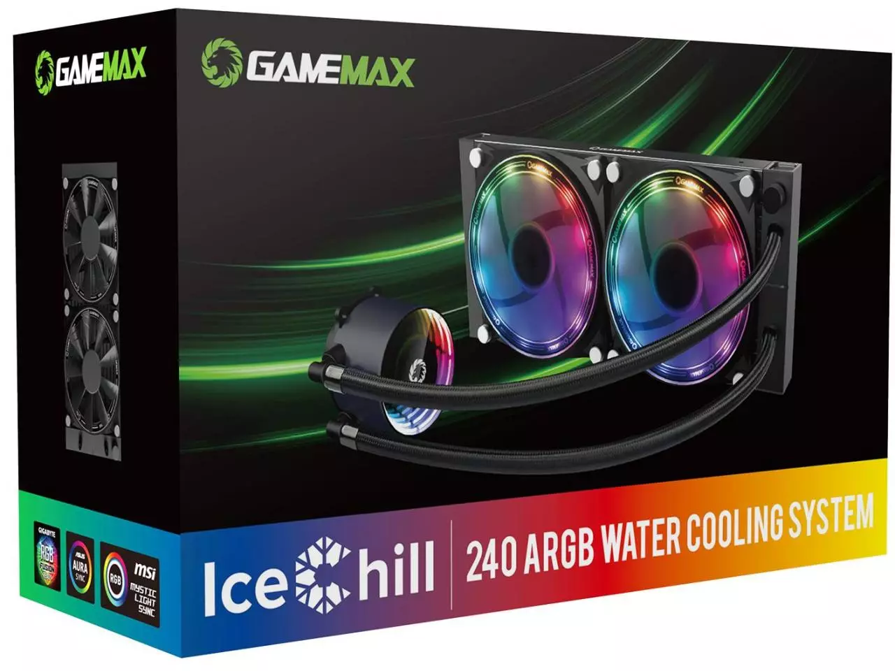 Gamemax Brasil - Olha esse PC que @chipart_oficial montou para o  @viniccius__13 . Gabinete INFINIT TR Water Cooler Ice Chill 240 Fonte  GM600G PLATINUM