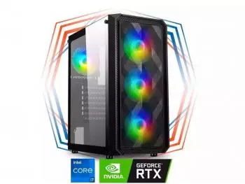 PC Gamer Elektra II 3X RGB Professional i9 Edition (Intel Core i9-13900F, 64GB (2x32GB) DDR5-5200, 2TB SSD NVMe, GeForce RTX 4070 12GB) + Water Cooler 360MM
