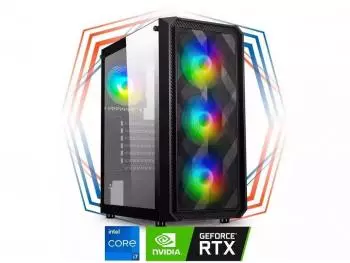 PC Gamer Carnage Robust - i7 Edition (Intel Core i7-12700F, 16GB (2x8GB) DDR4-3200, 1TB SSD NVMe, GeForce RTX 4070Ti 12GB)