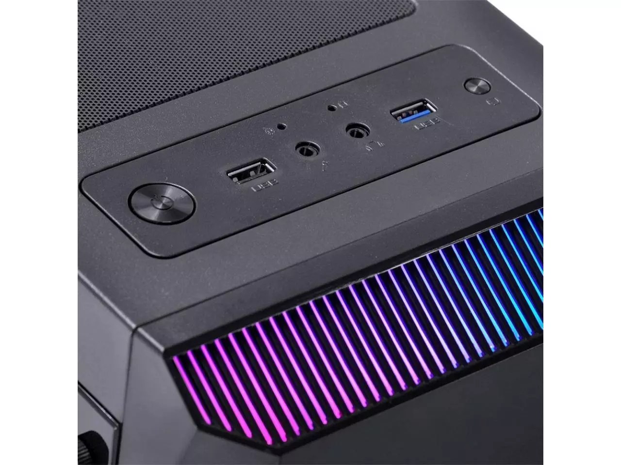 Gabinete Vinik Vx Gaming Borealis Rgb Lateral Em Acr Lico Mid Tower Preto Hardstore