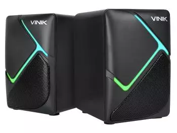 Caixa de Som Vinik 2.0 Gamer Constelation LED RGB Rainbow (6W RMS) P2