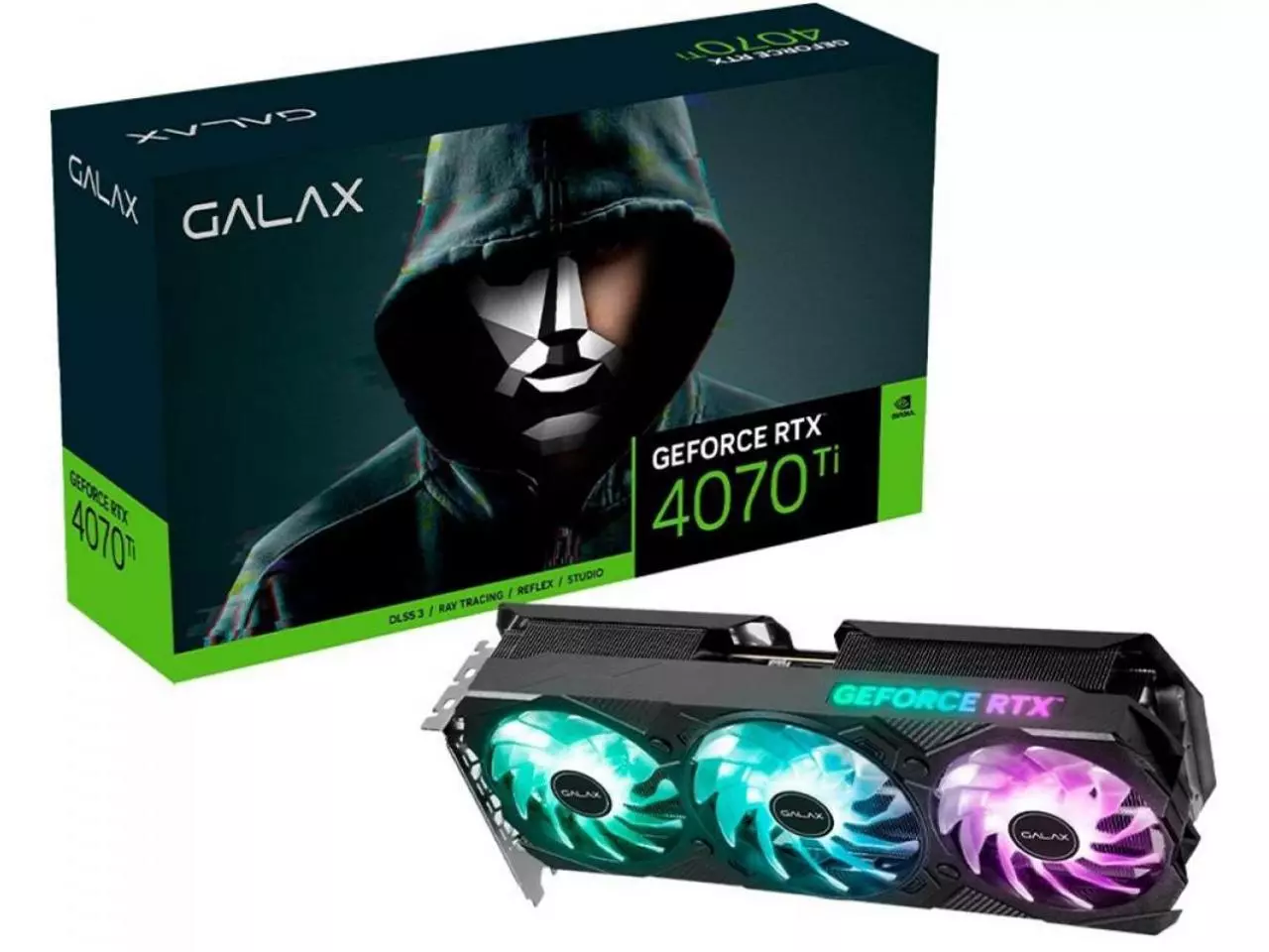 Placa de Vídeo GALAX GeForce RTX 4070Ti EX Gamer (1-Click OC) V2 12GB GDDR6X 192-bit PCI-E 4.0 x16