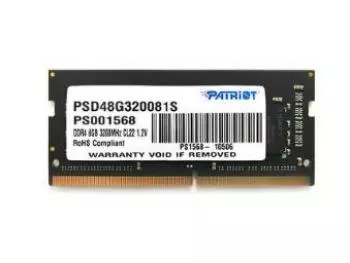Memória Notebook Patriot Signature Line 8GB DDR4 SO-DIMM 3200MHz 1.2V