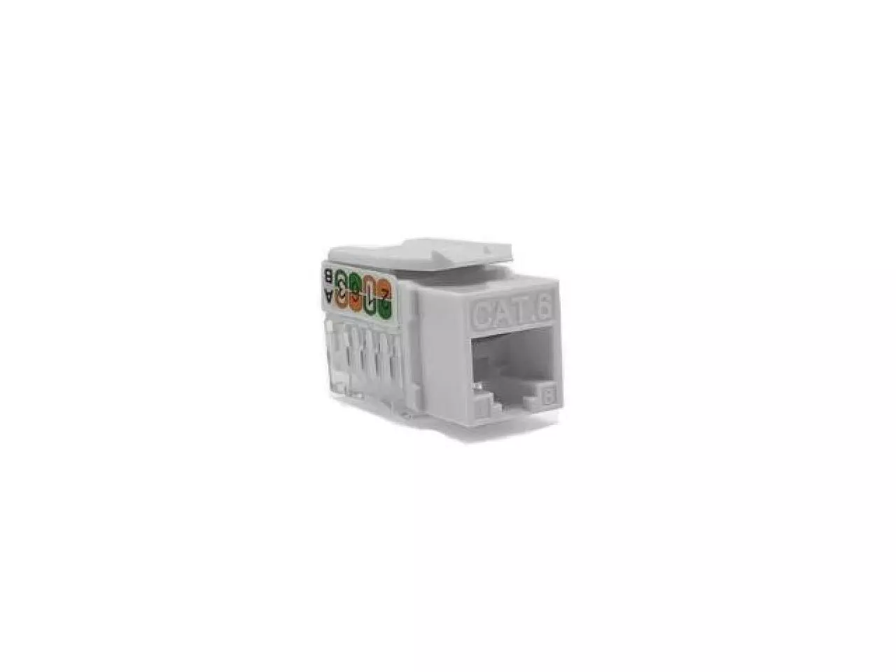 Conector Keystone PlusCable RJ45 CAT6 180 Graus Fêmea LA-K60
