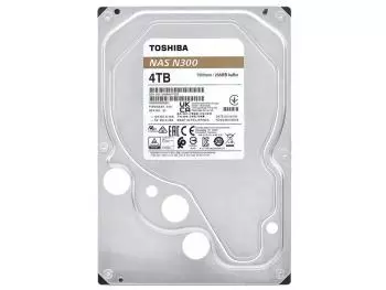 HD Toshiba NAS N300 4TB 7200RPM 256MB SATA 6.0Gb/s 3.5" HDWG440XZSTA