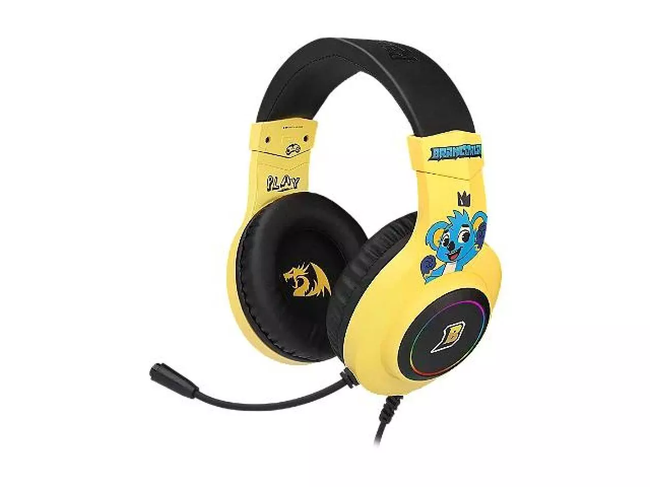 Headset Gamer Redragon BrancoAla RGB