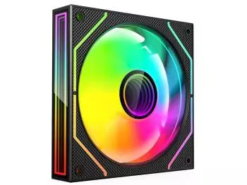 FAN Cooler C3Tech 120mm LED ARGB F9-L310BKRGB (6 Pinos ARGB) - Preto