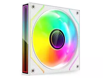 FAN Cooler C3Tech 120mm LED RGB F9-L300WHRGB (Molex) - Branco