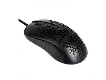 Mouse Gamer APlus Tech Pyro RGB 16000dpi 7 Botões USB Preto
