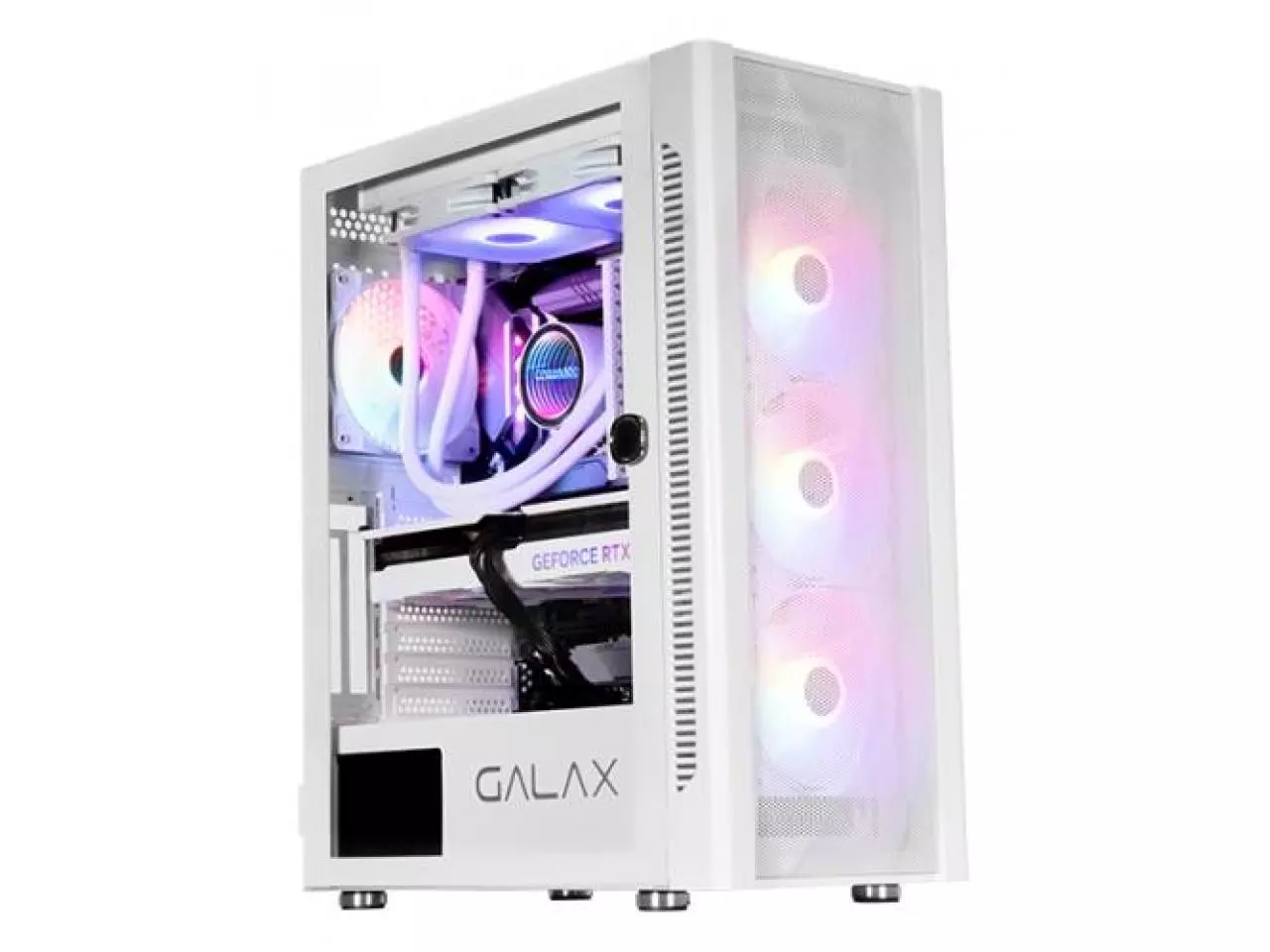 Gabinete Gamer GALAX Revolution 06, Lateral em Vidro Temperado, 4 Fans RGB, Mid Tower Branco