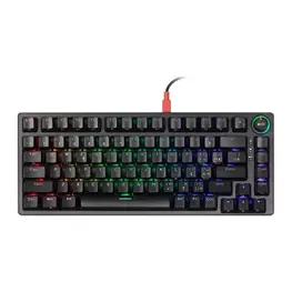 Teclado Mecânico Gamer PCYES Rasec Gasket Mount 75% Brown RGB ABNT2 USB