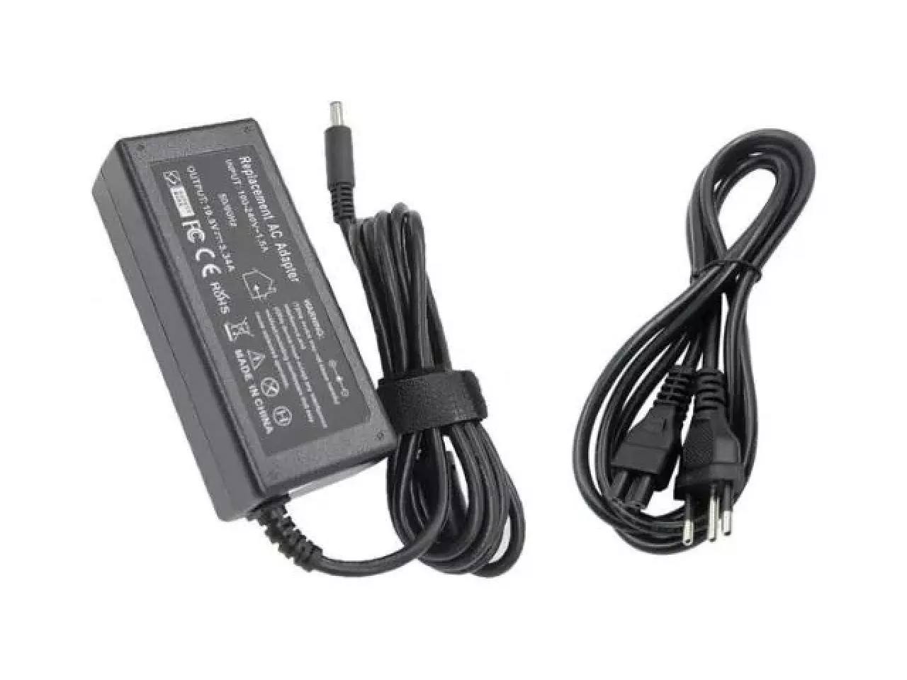 Fonte Carregador para Dell 19.5V 65W La65ns2-01 Plug Fino
