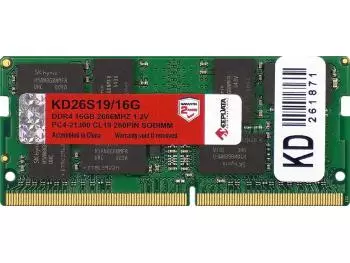 Memória Notebook KeepData 16GB DDR4 SO-DIMM 2666MHz 1.2V