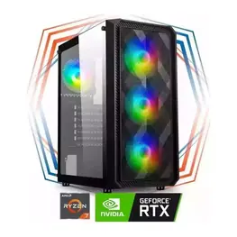 PC Gamer StellarX 3X Professional - R7 Edition (AMD Ryzen 7 5700 8-Core, 32GB DDR4-3200, 1TB SSD NVMe, GeForce RTX 4060 8GB)