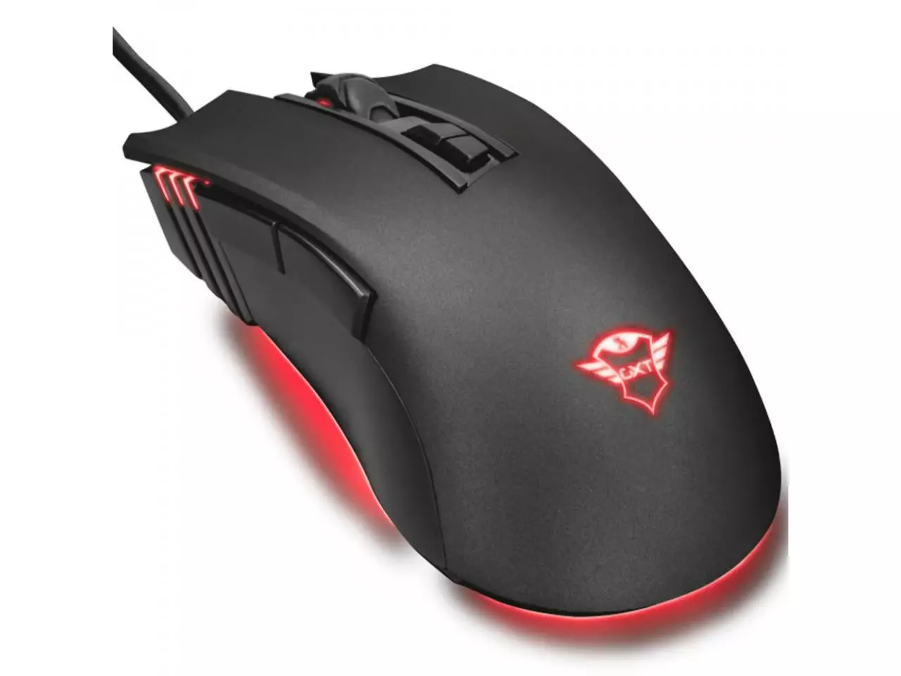 Mouse Trust Gamer GXT 121 ZEEBO Óptico 3200dpi LED, 7 Botões, Preto USB