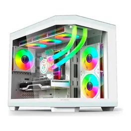 Gabinete Gamer Acer V951V, Frente e Lateral em Vidro Temperado, Branco