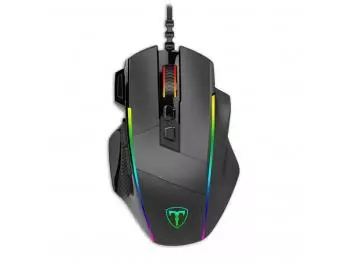 Mouse Gamer T-Dagger Roadmaster RGB 8000dpi USB Preto