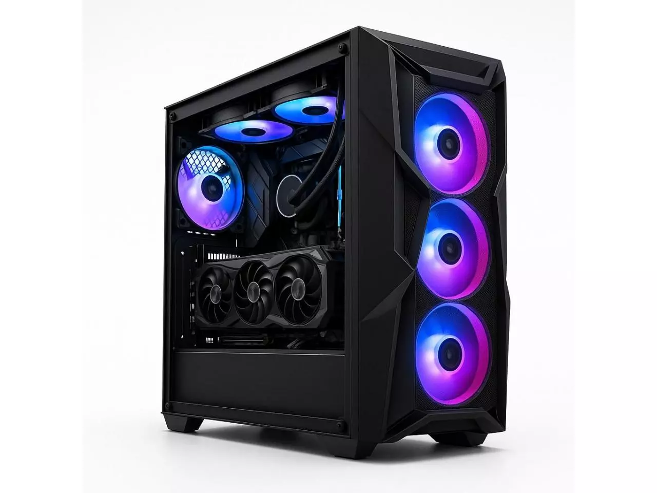 PC Gamer Blackwell 3X RGB Robust - i7 Edition (Intel Core i7-14700F 20-Core, 16GB (2x8GB) DDR4-3200, 1TB SSD NVMe, GeForce RTX 5070 12GB)
