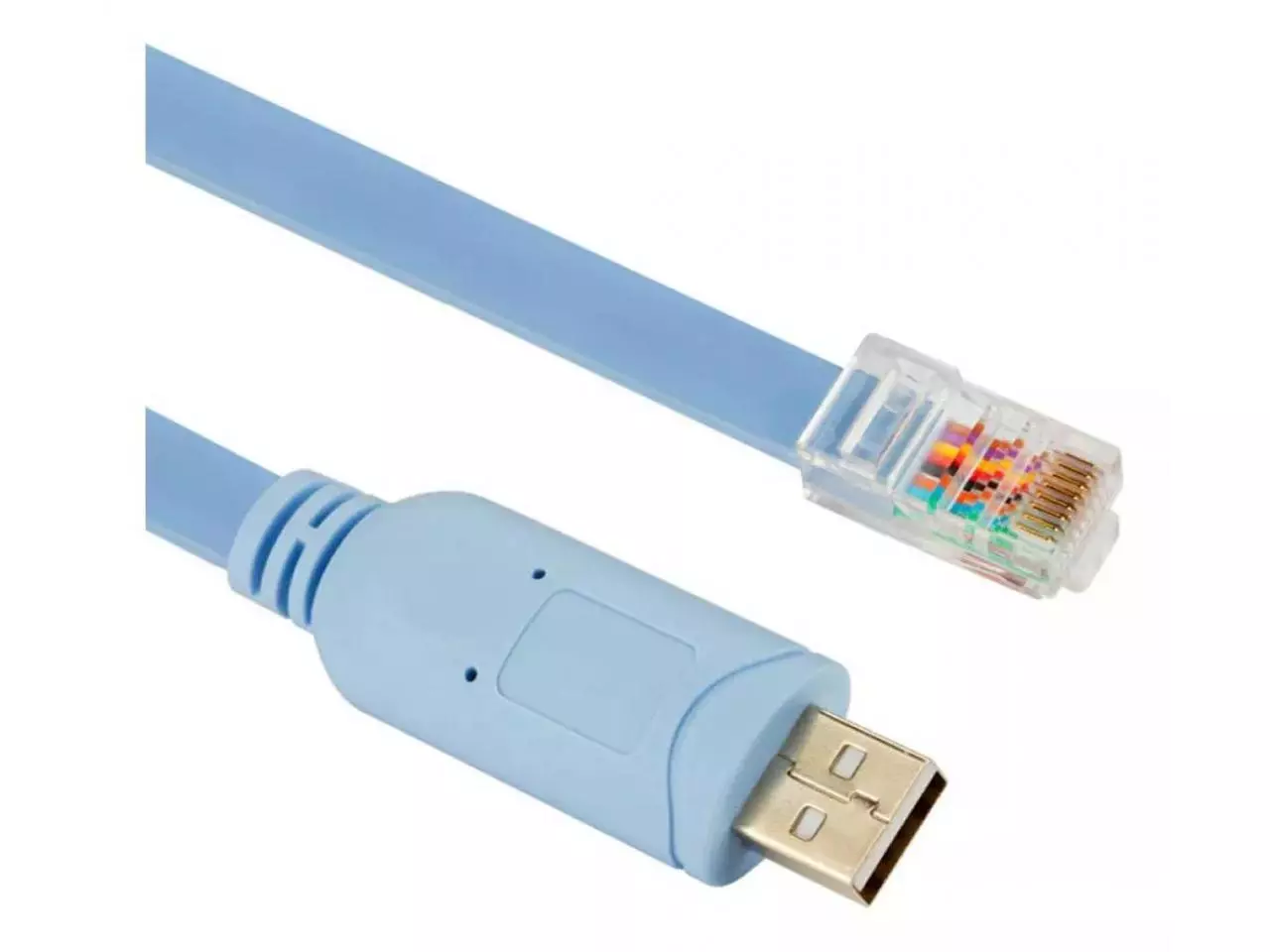 Cabo Console Usb para Rj45 1,8m Azul