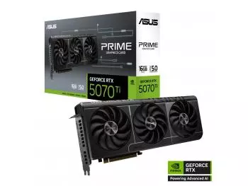 Placa de Vídeo ASUS Prime GeForce RTX 5070Ti 16GB GDDR7 PCI-E 5.0 x16 - 90YV0MF1-M0NA00