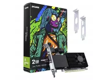 Placa de Vídeo PCYes GeForce GT 730 2GB LP Edge GDDR5 64-bit PCI-E 2.0 x16