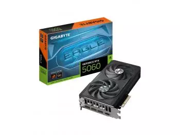 Placa de Vídeo Gigabyte GeForce RTX 5060 Eagle OC 8GB GDDR7 PCI-E 5.0	- GV-N5060EAGLE OC-8GD
