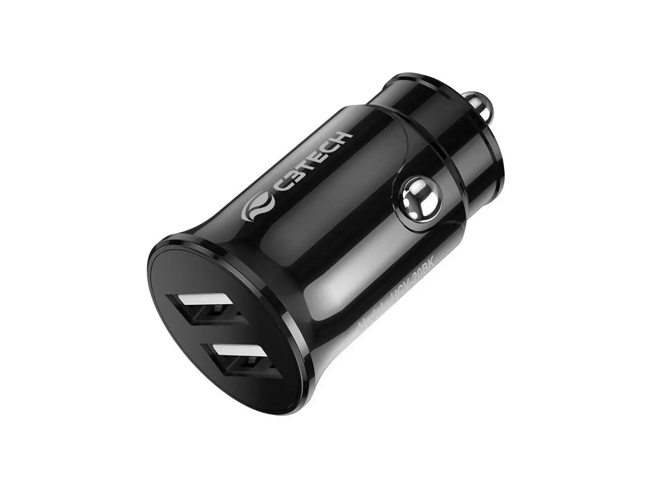 Carregador Veicular C/2 USB UCV-20BK - C3Tech