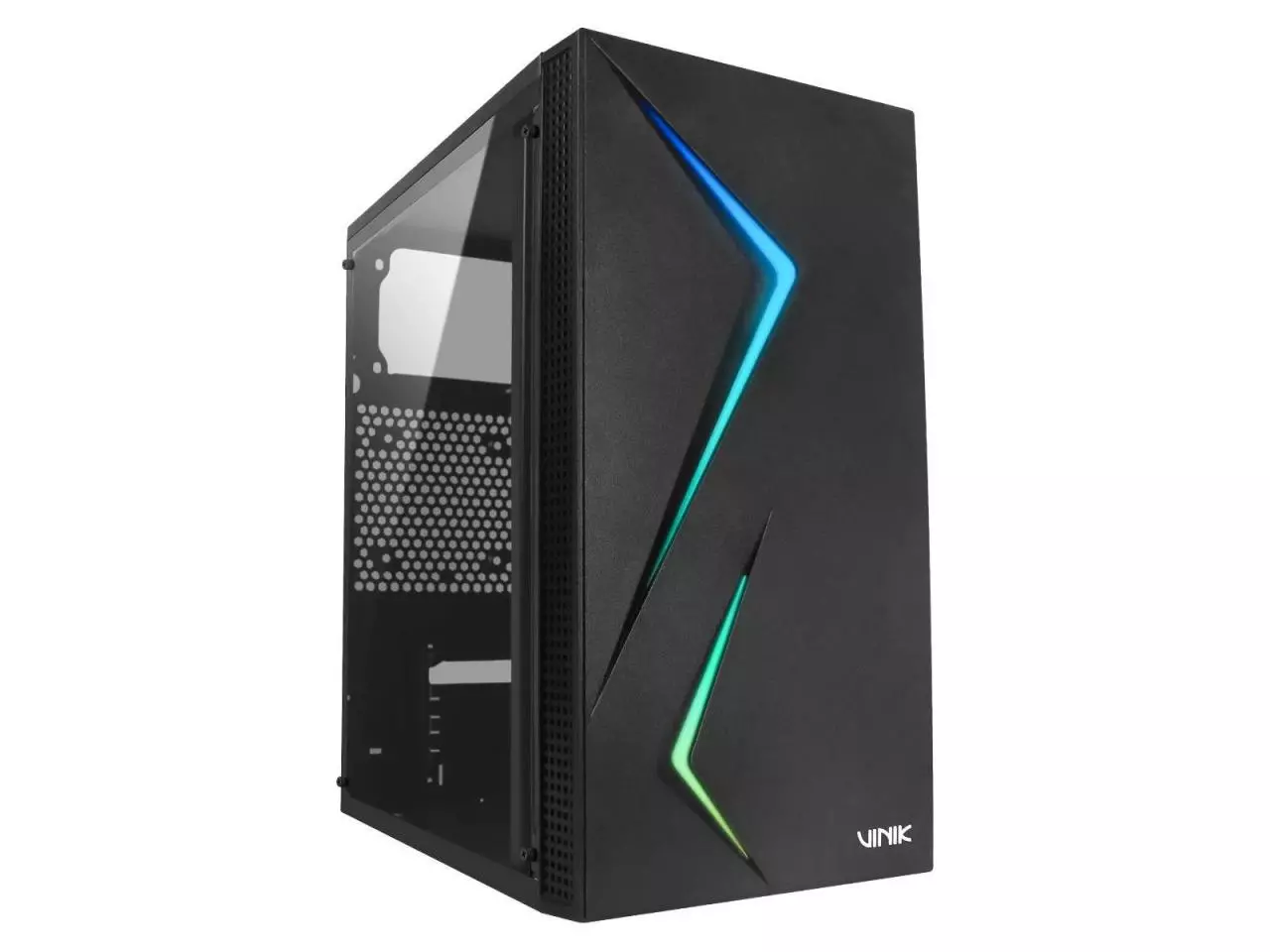 Gabinete Gamer Thermaltake H590 Snow - Vidro Temperado, ARGB, 2 Fans 120mm