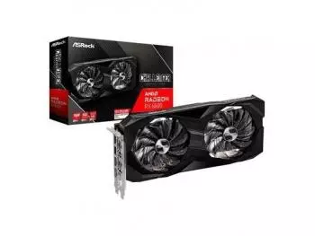 Hardstore Placa de Vídeo ASRock Radeon RX 6600 Challanger Black 8GB GDDR6 PCI-E 4.0 x16 - 90-GA2RZZ-00UANF image