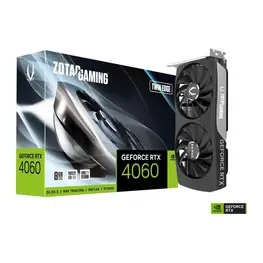 Placa de Vídeo ZOTAC GeForce RTX 4060 8GB Twin Edge OC GDDR6 PCI-E 4.0 x16 ZT-D40600E-10M