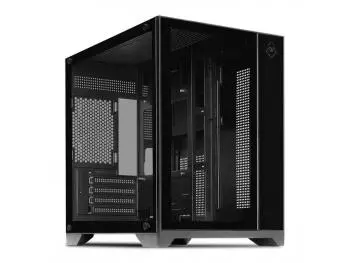 Gabinete Aquário Mancer CV100, Lateral em Vidro Temperado, Mid Tower Black