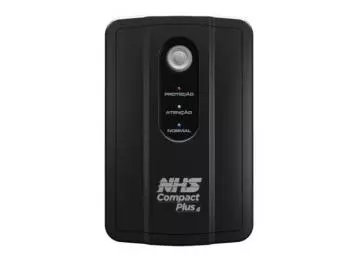 Nobreak NHS Compact Plus 4 1000VA 2x7Ah Bivolt/120V Preto
