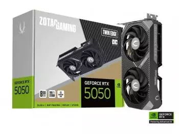 Hardstore Placa de Vídeo ZOTAC GeForce RTX 5050 Twin Edge OC 8GB GDDR6 PCI-E 5.0 - ZT-B50500H-10M image