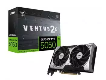 Hardstore Placa de Vídeo MSI GeForce RTX 5050 Ventus 2X OC 8GB GDDR6 PCI-E 5.0 - 912-V538-010 image