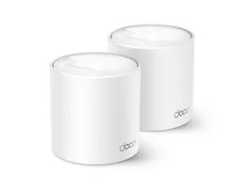 Roteador Tp-Link Mesh Deco X50 (2-Pack) Wi-Fi 6 Dual-Band AX3000 Gigabit 3000Mbps