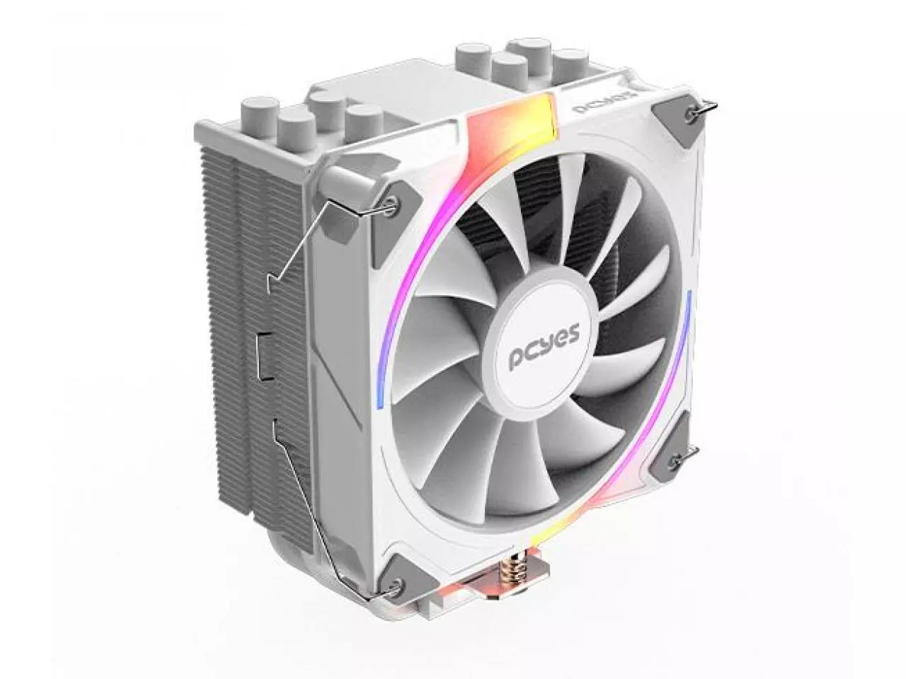 CPU Cooler PCYes Frost Pulse ARGB - White Ghost (Intel/AMD) TDP 180W - PEFPARGBWG