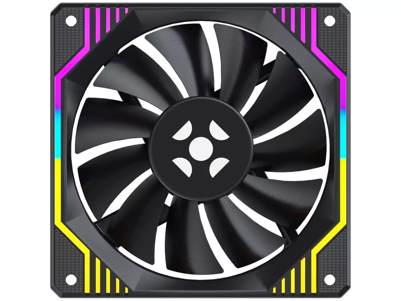 Fan Cooler Fortrek Frosty Rainbow Preto