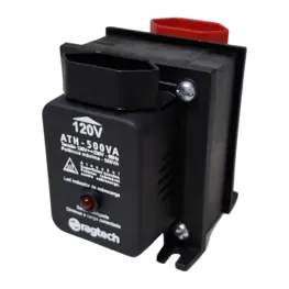 Autotransformador Ragtech ATH 500 500VA, Bivolt, 2 Tomadas NBR 10A, Filtro de Linha, Protetor Térmico Rearmável - 4471