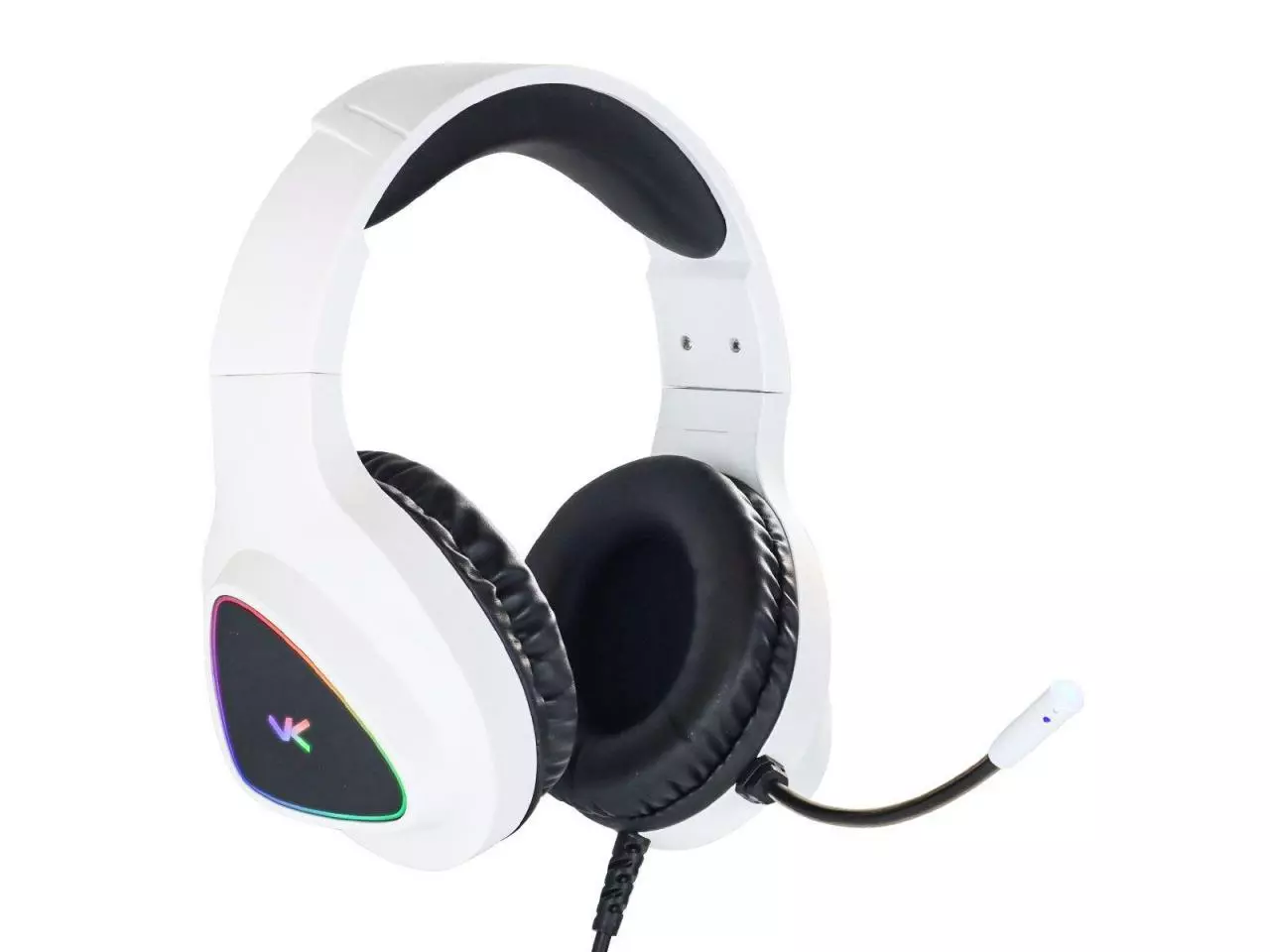 Headset Vinik Gamer Chroma 7.1 RGB Branco USB
