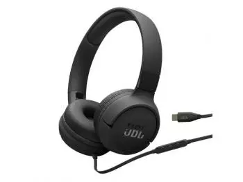 Headset JBL TUNE 520C, USB-C, Preto